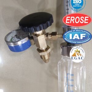 Oxygen Flow Meter with Humidifier Bottle