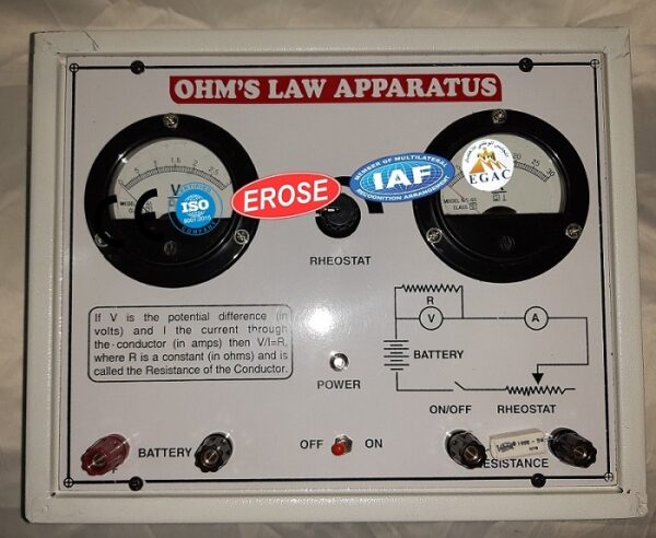 Ohms Law Apparatus